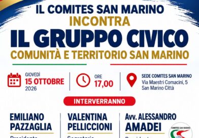 Il Comites San Marino incontra Comunità e Territorio giovedì prossimo alle 17 (Foto notizia)