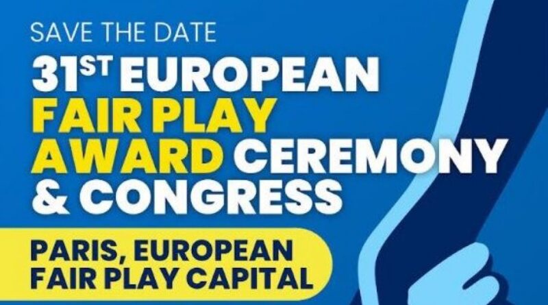 Parigi capitale europea Fair Play 2026