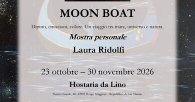 San Marino. L’arte diventa solidarietà: a Borgo Maggiore “Moon boat” di Laura Ridolfi