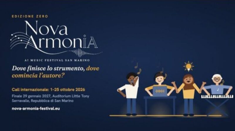Nasce Nova Armonia, il primo festival di San Marino dedicato alla musica creata con l’intelligenza artificiale