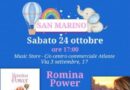 Romina Power al centro Atlante di San Marino per presentare il suo ultimo libro