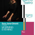 Sara Jane Ghiotti inaugura la stagione teatrale 26/27 di San Marino Teatro, giovedì 22 ottobre al Teatro Titano