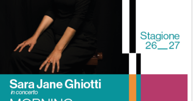 Sara Jane Ghiotti inaugura la stagione teatrale 26/27 di San Marino Teatro, giovedì 22 ottobre al Teatro Titano