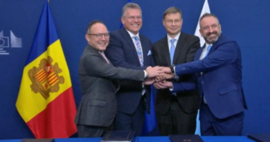 San Marino e Andorra firmano l’accordo di associazione con la UE. Il Segretario Beccari: “Una pagina di storia per la Repubblica”
