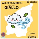 Unione Volontari Protezione Civile San Marino. Allerta meteo colore giallo per criticità vento