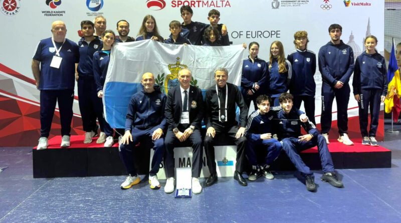 Dodici medaglie per il karate sammarinese ai Campionati Europei dei Piccoli Stati a Malta