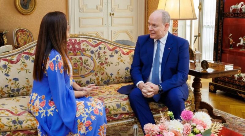 L’ambasciatore Marta Fabbri presenta le lettere credenziali al principe Alberto II di Monaco