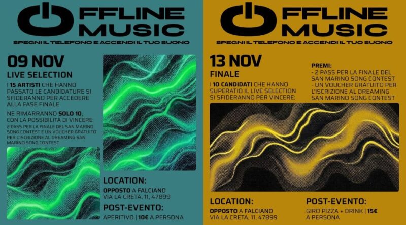 San Marino. OFFLINE MUSIC, il progetto della Commissione politiche giovanili per accendere il talento dei ragazzi
