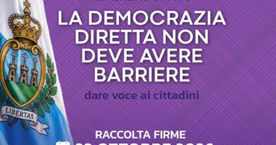 San Marino. I CapiFamiglia per una democrazia senza barriere: meno firme per il referendum, più sovranità