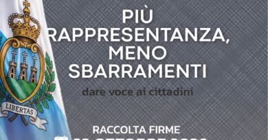 San Marino. Il Comitato I CapiFamiglia propone l’eliminazione della soglia di sbarramento del 5% per la rappresentanza in Consiglio
