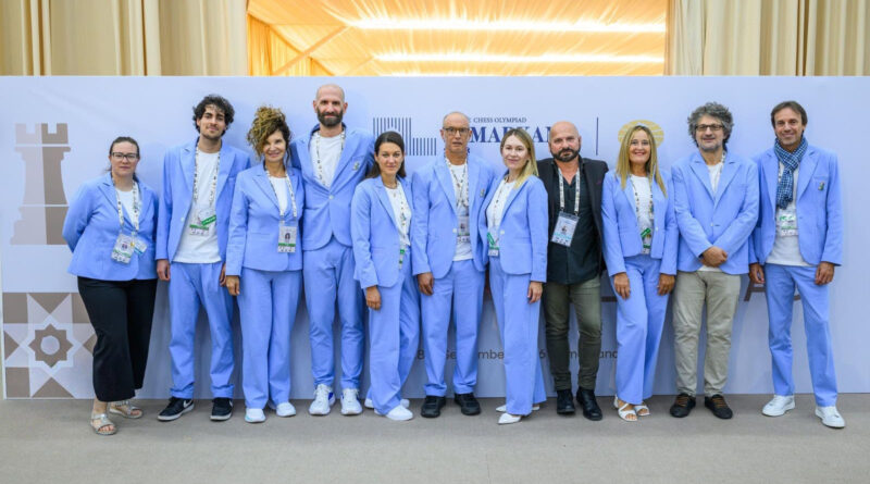 D’Amico e Krasnova sotto i riflettori all’Olimpiade degli Scacchi a Samarcanda