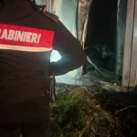 Pietracuta. Vanno a fuoco gli ex spogliatoi del San Marino Calcio