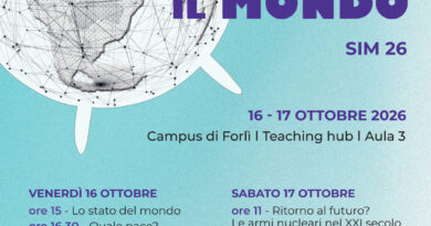 Il professor Michele Chiaruzzi (UNIRSM) alla conferenza: «Svegliare il mondo». Pace, guerra e nuovi equilibri